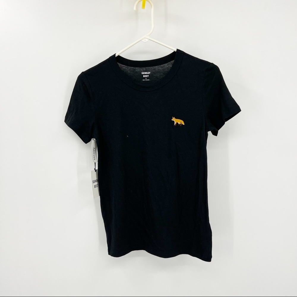 NEW Sunday Best Black Tee Shirt Small